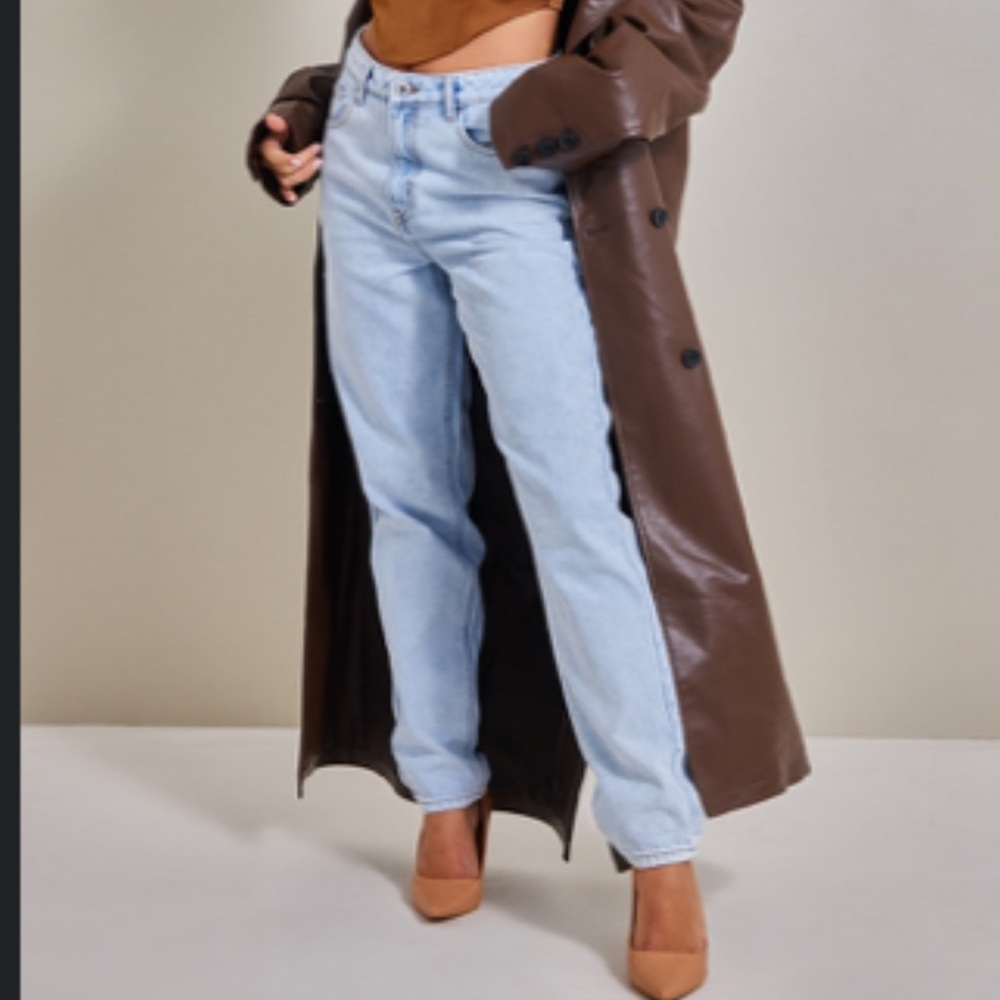 PLT light blue mom jeans